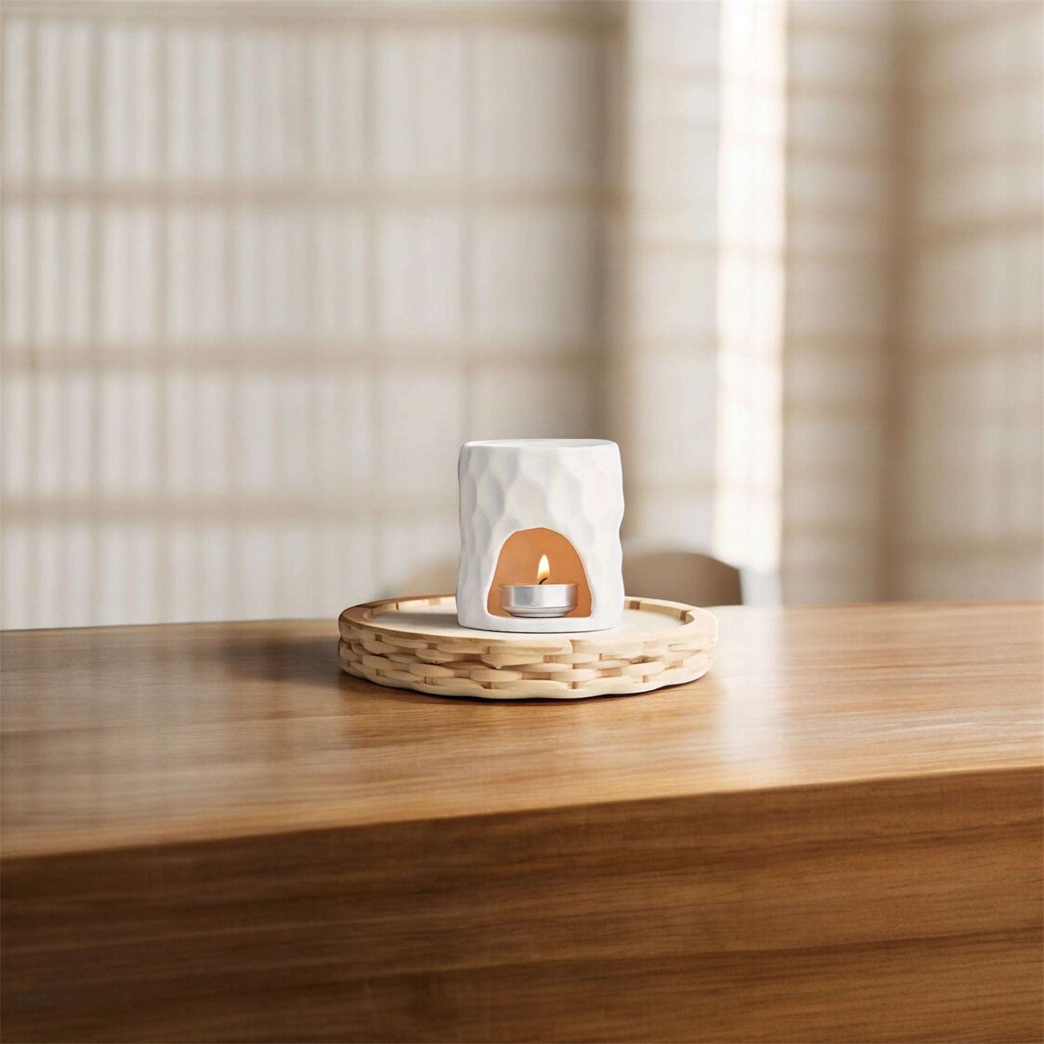 Burner ”bubblig” /vit